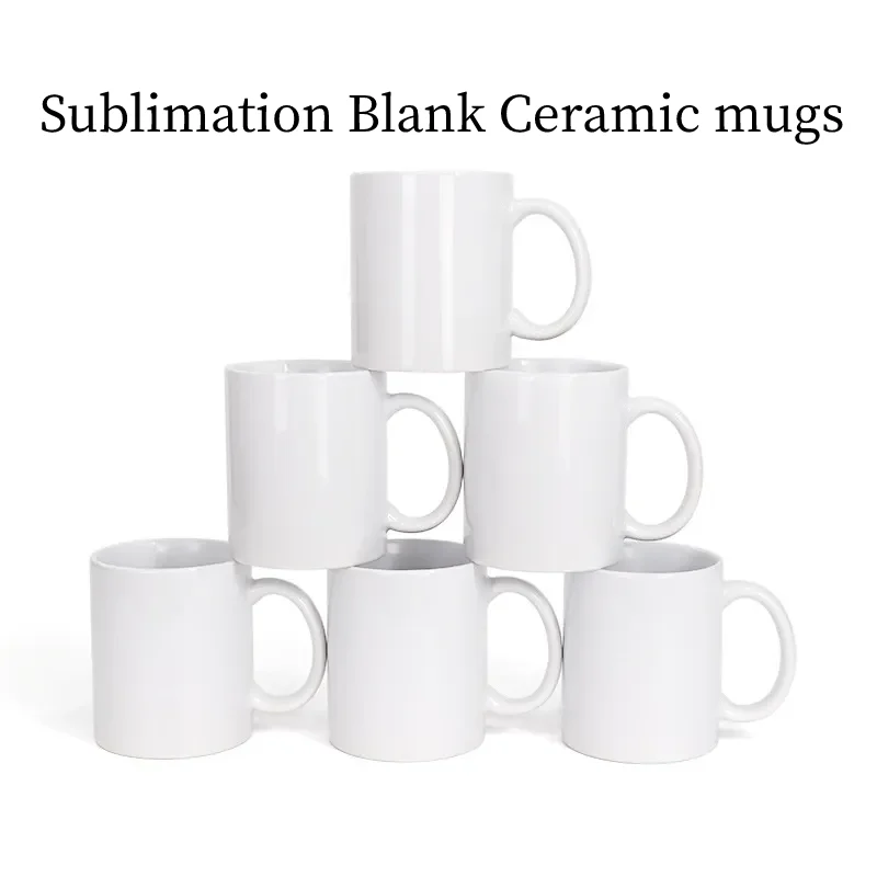 Sublimation Mug White - 11 uncji, ceramiczne kubki do sublimacji,