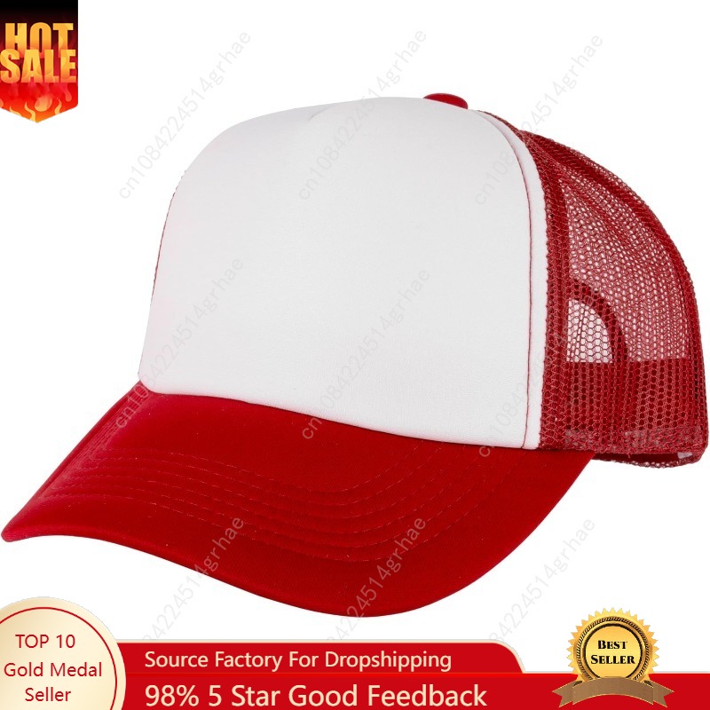 Hat Sublimation Blank - Czapki typu trucker z poliestrową siateczką,