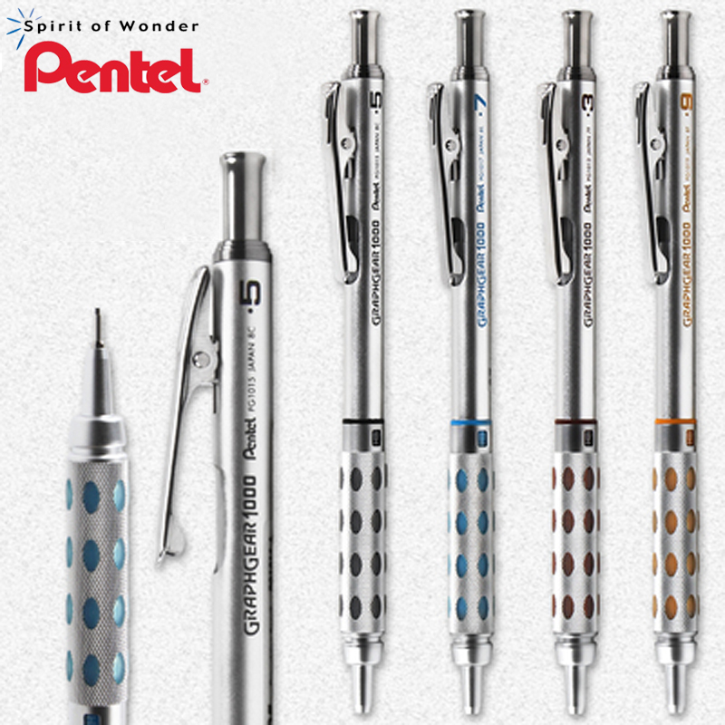 Pentel Pen Energel - Mechaniczne ołówki do rysowania Pentel GraphGear