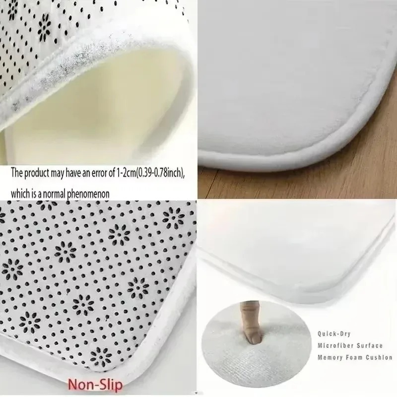 Biała Szara Mata Pod Drzwi z T – Puzzle Blank White recenzja i cena