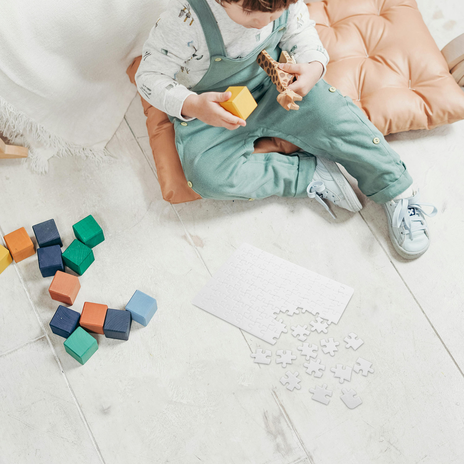 4 arkusze białej tablicy do su – Puzzle Blank White recenzja i cena