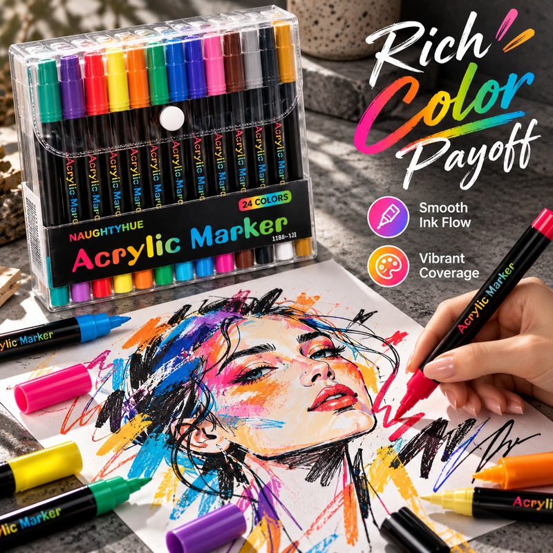 Dwukolorowe markery akrylowe,  – Copic Marker Classic recenzja i cena